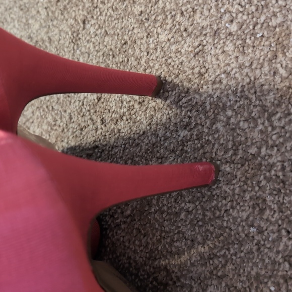Asos bright pink open toed platform shoes - Picture 5 of 6